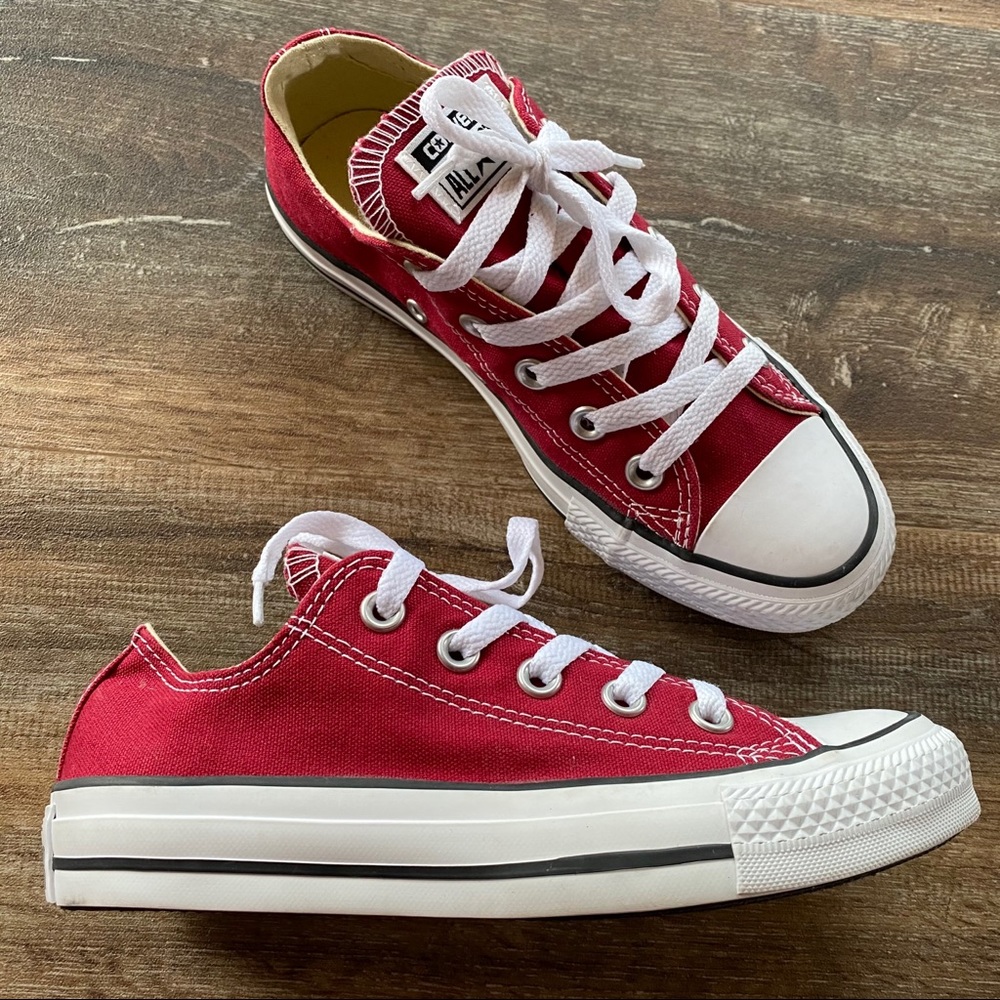 Converse All Star Sneakers Red Size 5